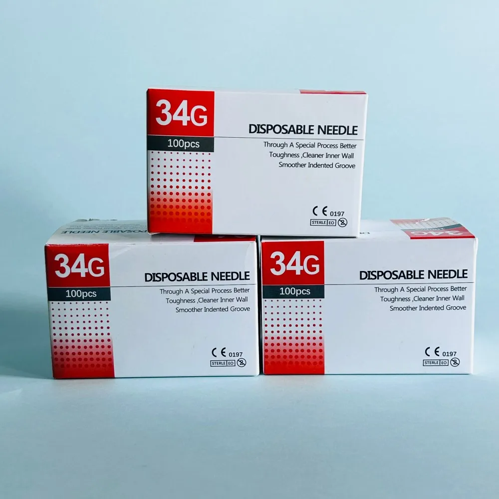 Jednorazowa igła 34G 1,5 mm 2,5 mm 4 mm 6 mm 8 mm 13 mm Części do narzędzi ręcznych Igła