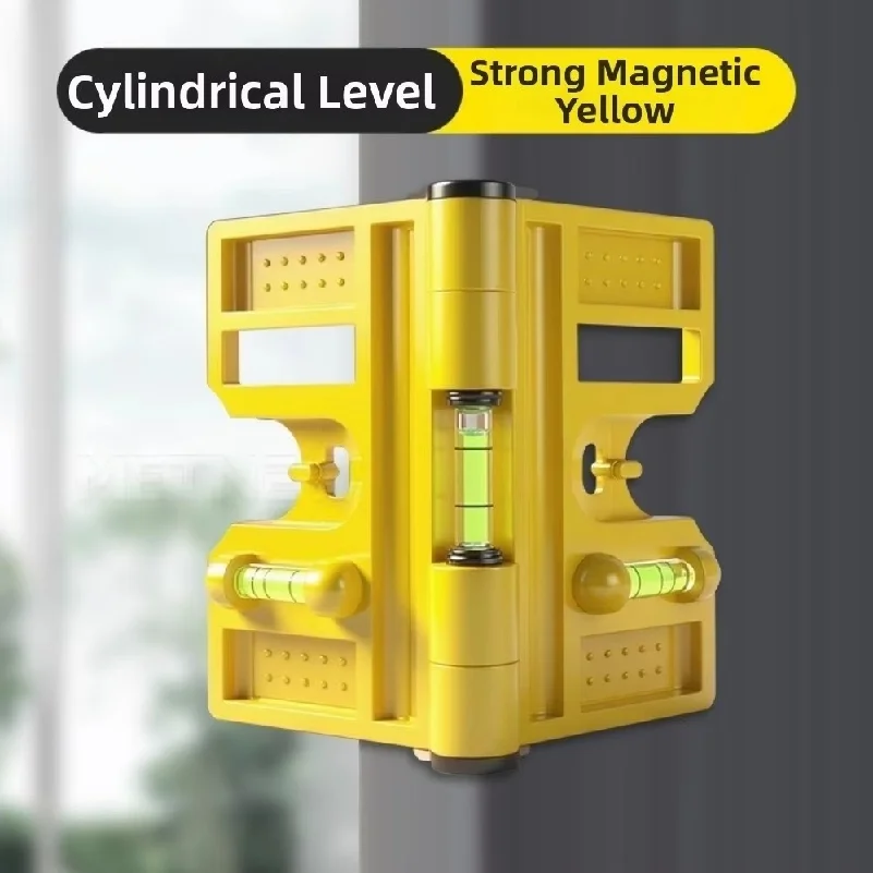 Folding Spirit Level Meter 270 Degree Adjustable Professional Post Leveler Tool Durable Multi-functional Angle Gauge