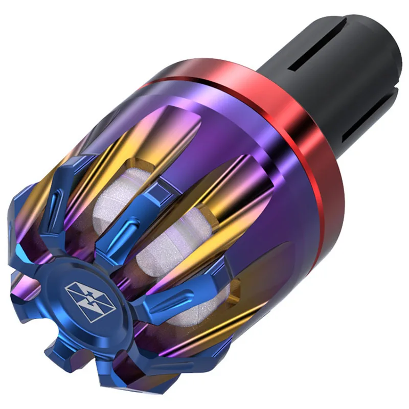Motorcycle Handlebar Balance Head Universal Inner Diameter 1.3-2CM Grips Protection Led Signal Lights Modified Handlebar