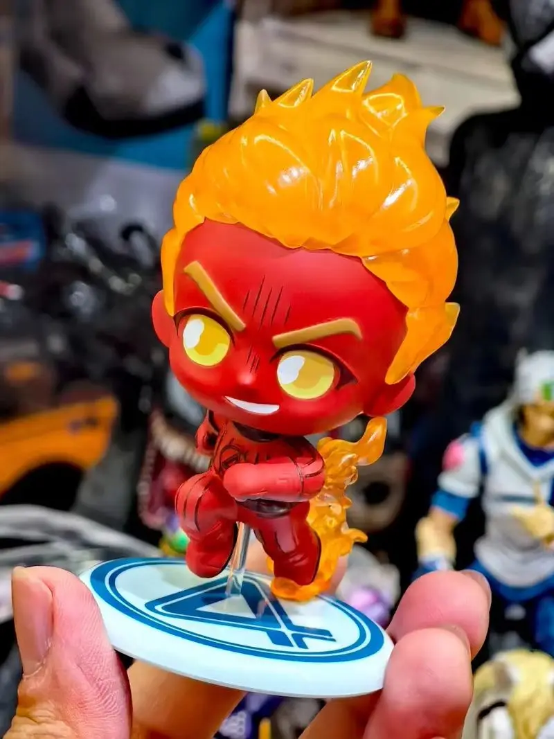 Hottoys Cosbi & The Fantastic Four First Steps Blind Box Miniatuur Anime Figuur Collectible Model Mystery Cadeau voor fans