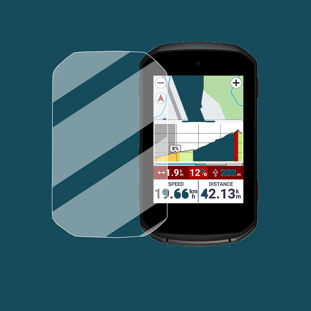 Screen Protector Film for Garmin Edge 850 Made from with High Definition Transparency Protects Against Scratches and Dust