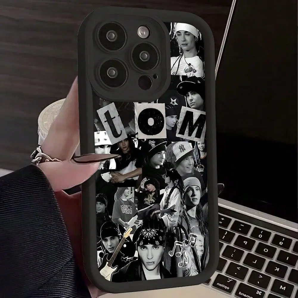 For IPhone 17 16e 16 15 14 13 12 11 Mini Pro Max Air Plus Tom Bill Kaulitz Tokio Hotel Phone Case Anti Fall Soft TPU Back Cover
