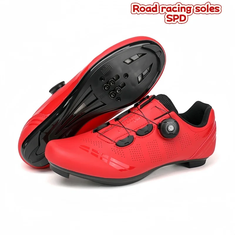 Herren-Mountainbike-Schuhe MTB, atmungsaktiv, rutschfest, hohe Härte, geeignet für Outdoor-Straßenrennen, Mountain-Offroad-Fahren 37-46 – Detail 13