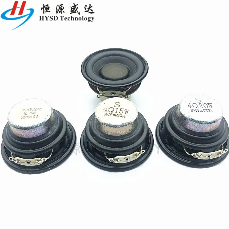 2pcs 2 Inch Full Range Speaker Driver 4/8 ohms Radio Sound Amplifier Loudspeaker 10W 15W 20W 52mm DIY HIFI Bluetooth Speaker