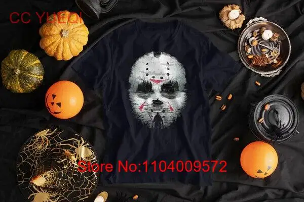 Jason V Graphic Sneaker Tee Mask Halloween T-Shirt Size S-5XL