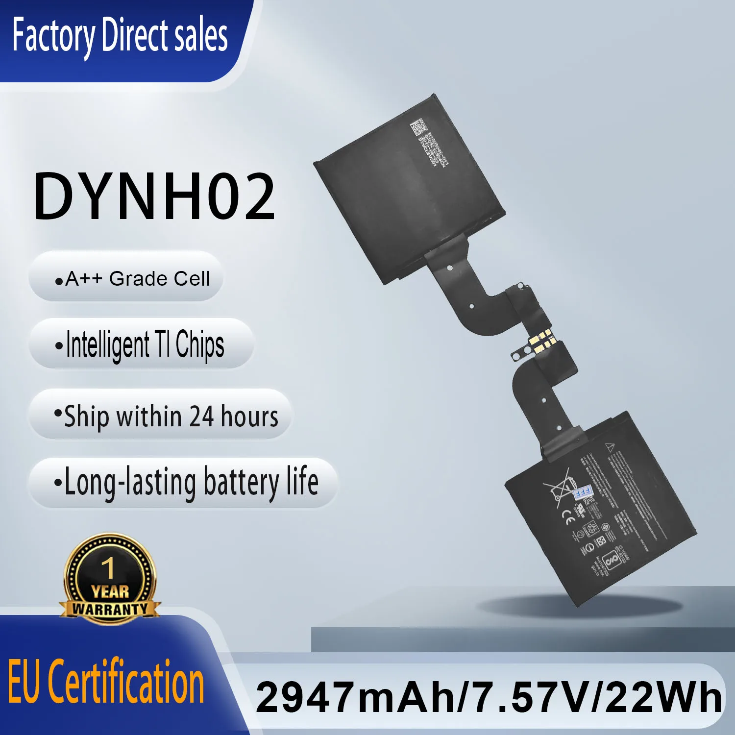 New DYNH02 G3HTA040H G3HTA041H G3HTA062H 7.57V Laptop Battery For Microsoft 15'' Surface Book 2 1813 1793 1795 Book 3 1907 1899