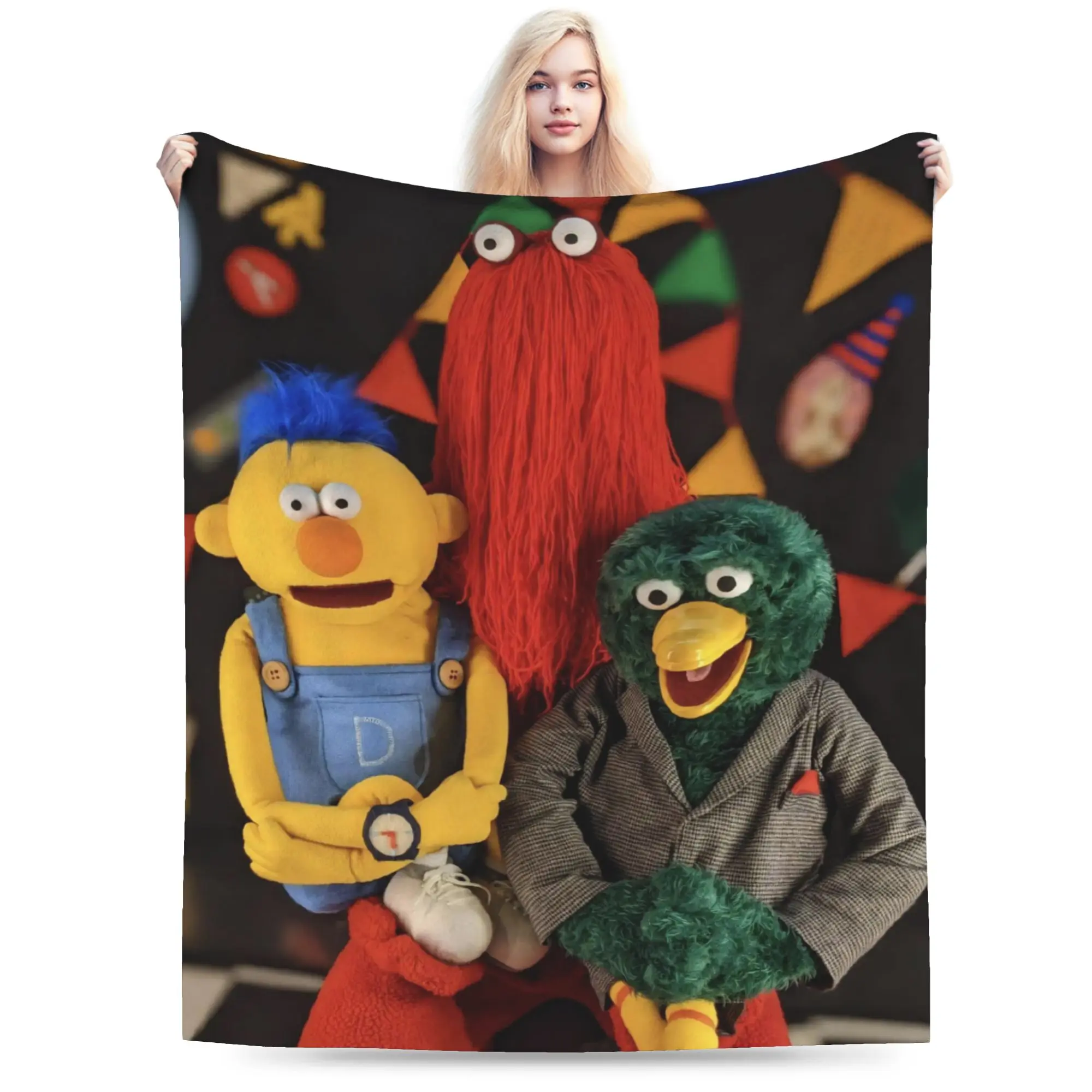 Don't Hug Me I'm Scared Stuff Blankets Super Soft Fleece  Throw Blanket Comfortable Bedspreads