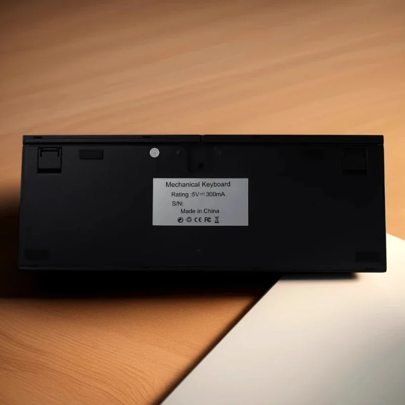 98key Wired Black Mechanical Keyboard Kit Hot Plug Supports RGB Lighting Ergonomics Cherry Profile Game Keyboard Kit Custom