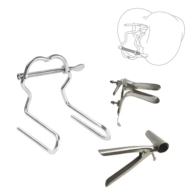 Bdsm  Anal Expander Dilator Extreme Anal Vaginal Dilator Vaginal Speculum MirrorSM Sex Toys for Couples Butt Expansion Device