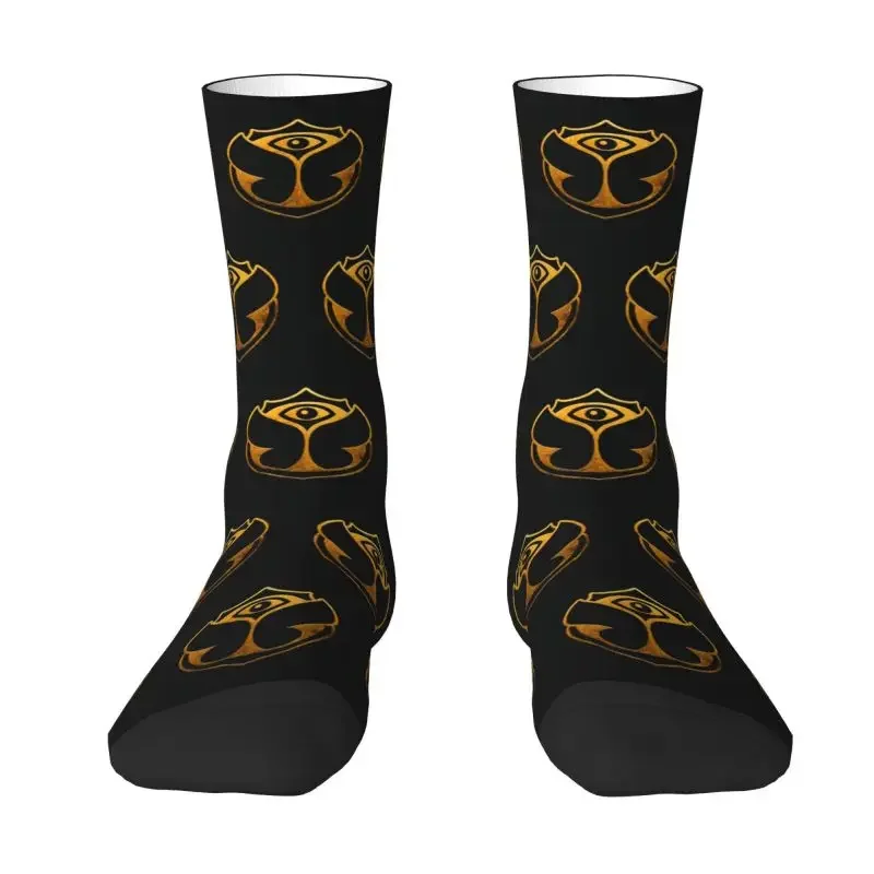 

Mens Crew Socks Unisex Cool Belgian Electronic Dance Music Spring Summer Autumn Winter Dress Socks