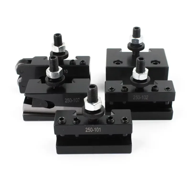 High Quality 6-Pack Steel Industrial Lathe Quick Change Wedge Tool Post Holder 251-111