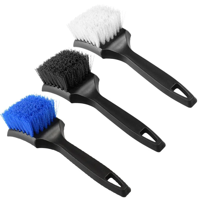 

Auto Tire Rim Brush Wheel Hub Cleaning Brushes Car Wheels Detailing Cleaning Accessories Black White Tire Auto Washing Tool