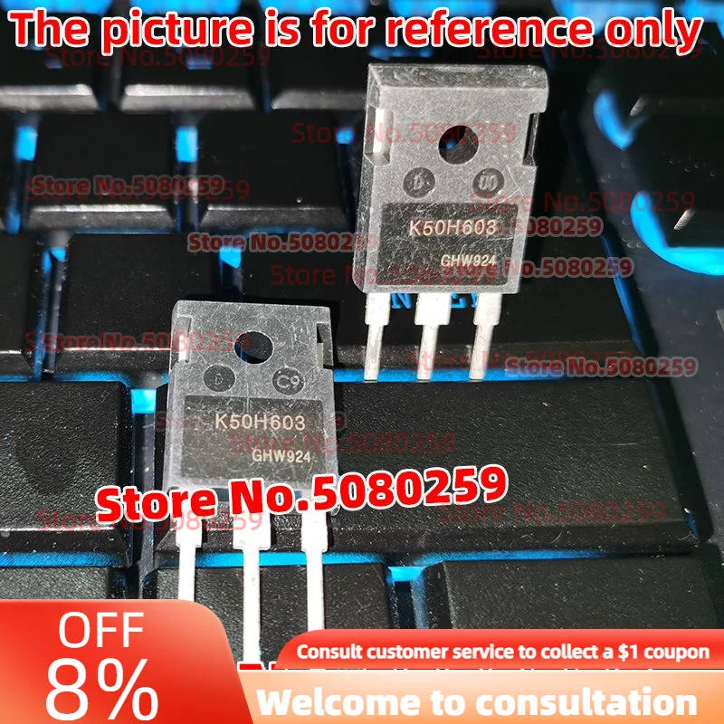 50/30/20pcs ikw50n60h3 a-247