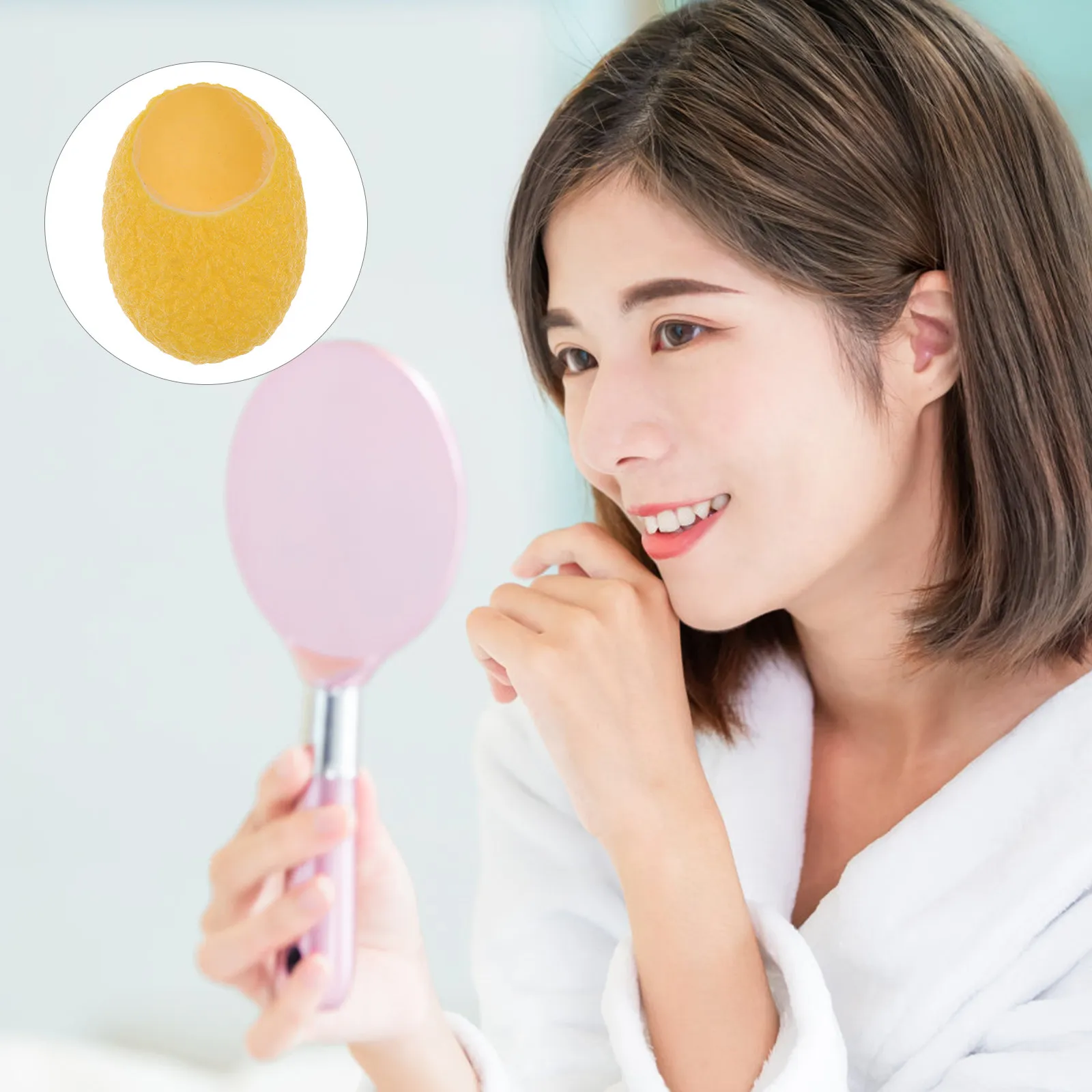 

12 шт. натуральных панцирей тутового шелкопряда для глубокой очистки пор, ухода за лицом, без раздражения, для ежедневного использования