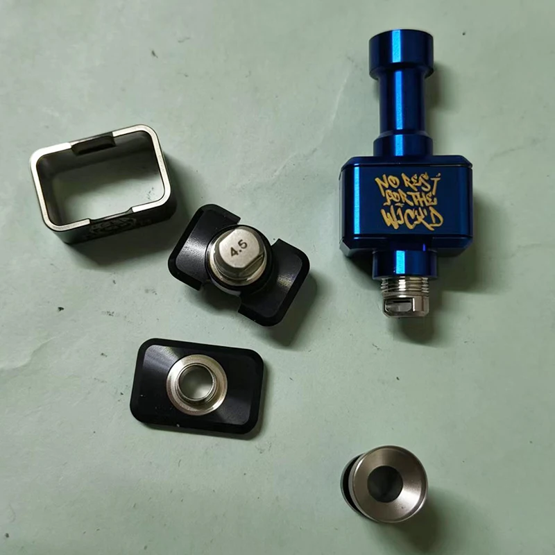 Модульный RBA-мост Wick'd REVIV'D с 6 воздушными пинами для BB / Sxk Billet / Boro Tank / Q-Bot MNCH Collab / Mission Xv Trim PA