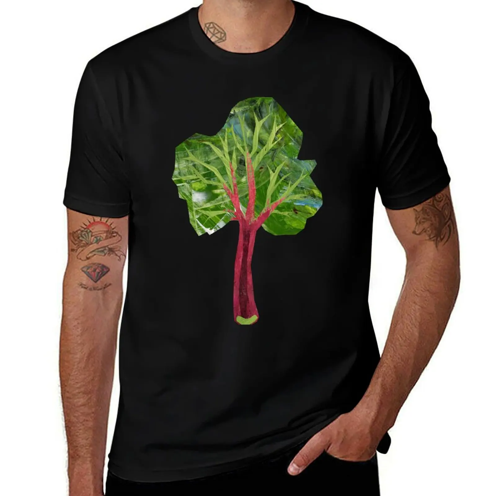 Rhubarb T-Shirt UV Protection Outdoor Tee Shirt T-Shirt