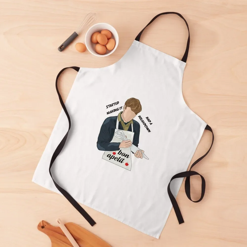 James Acaster: Bon Apetit Apron professional hairdressing bib Apron