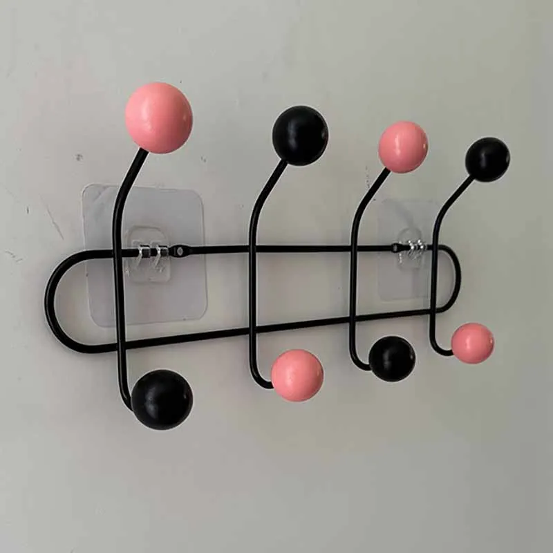 Wall Mounted Coat Racks Multifunctional Living Room Bedroom Clothing Organizers Hanger Cap Shawl Backpack Storage Hangers Hook