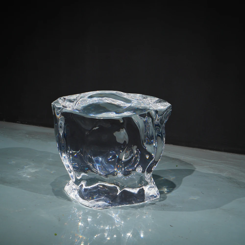 

Acrylic Crystal Table Stool Clear Minimalist Commercial Restaurant Furniture Wholesale