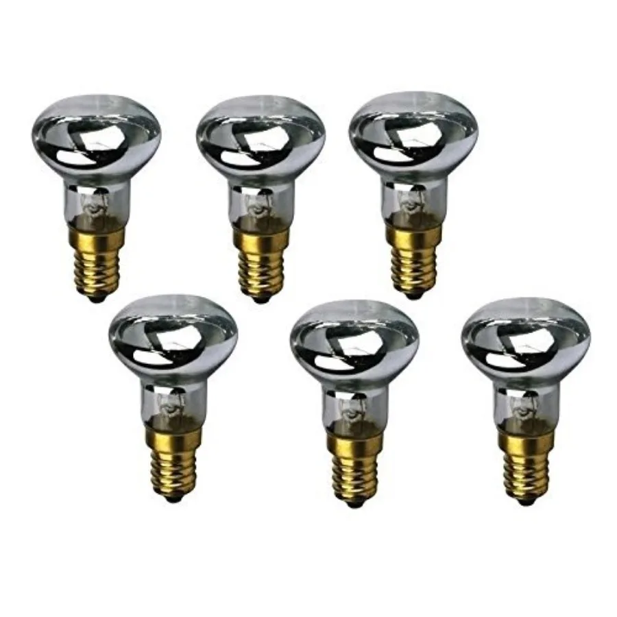 

Set of 6, R39 E17 Replacement Light Bulb Motion Lamp 30W Reflector Type by