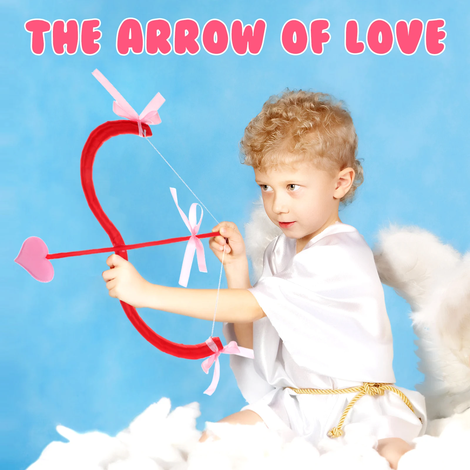 

Cupid Bow Headband Set Foam Arrow Costume Accessory for Photography Prop Adorable Valentine Gift