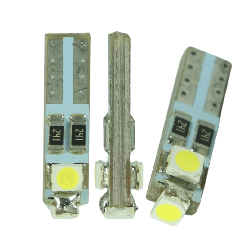 

Ampoule T5 Led Car Interior Light 12V 24V W3W Auto Dashboard Instrument Interior Plate Panel Meter Indicator Bulb 12 24 V Lamp