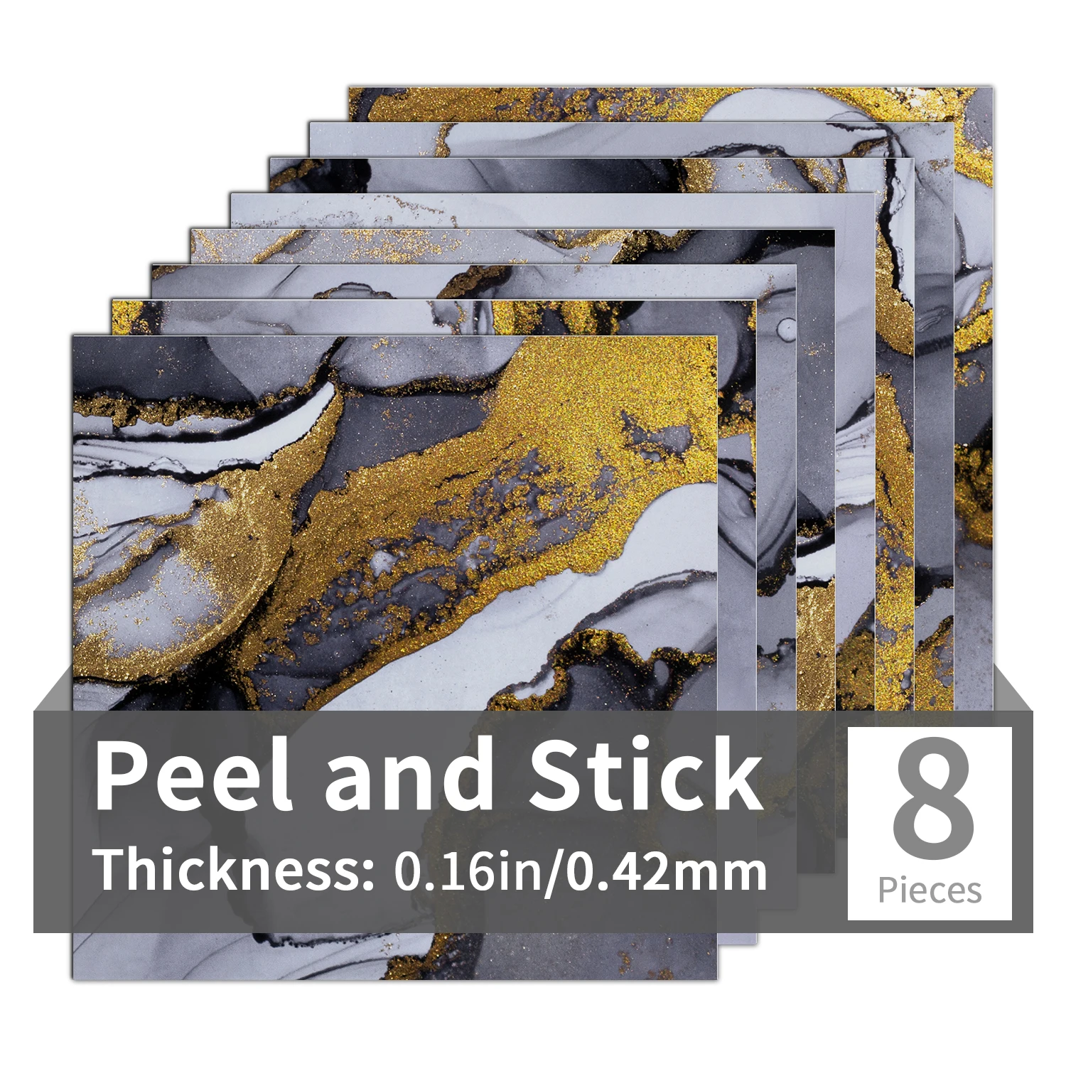 

Self-Adhesive PVC Wall Stickers Marble Pattern Waterproof Scratch-Resistant for Kitchen Bathroom 15x15/20x20/30x30cm