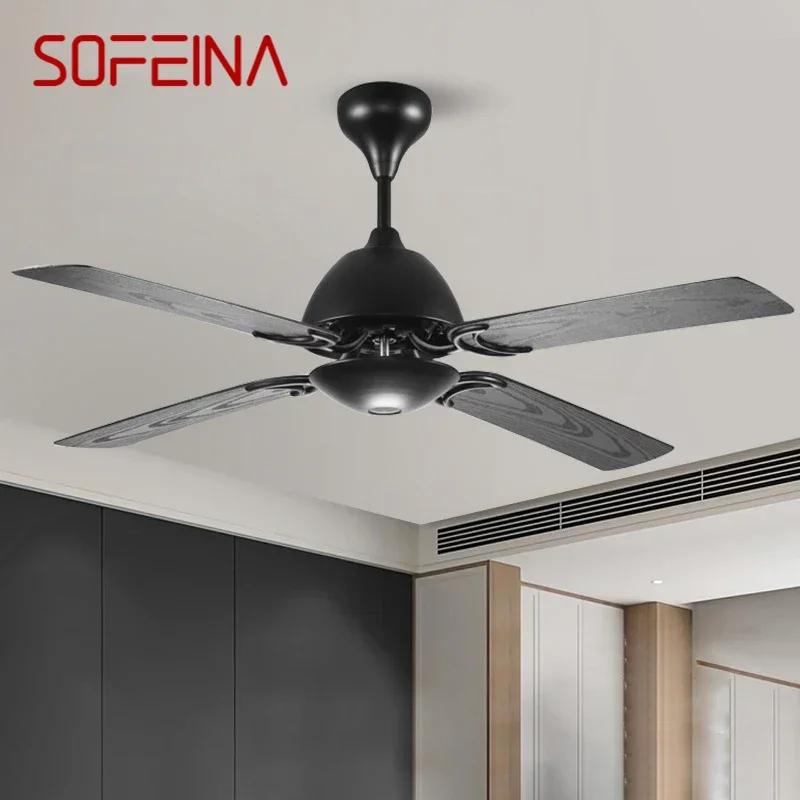 SOFEINA Nordic Without lights Ceiling Fan Modern Minima lism Living Room Bedroom Study Cafe Hotel