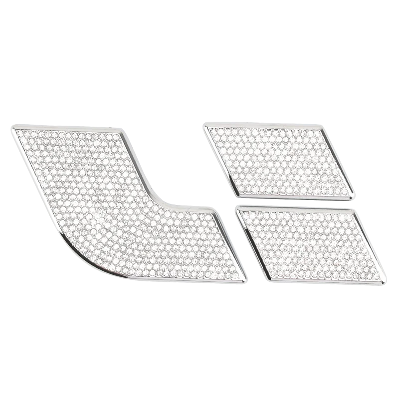 

For Li Auto L6/L7/L8/L9 Diamond Emblem Sticker – Luxury Crystal Car Badge Cover for Front & Rear Logos