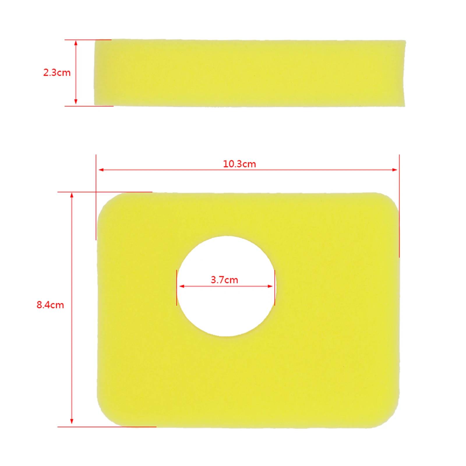 Rasenmäher Luftfilterreiniger Schaumstofffilter für Briggs Stratton 799579 09P602 594281 595660 590581 550e-550ex MTD Oregen 30-183 – Detail 2