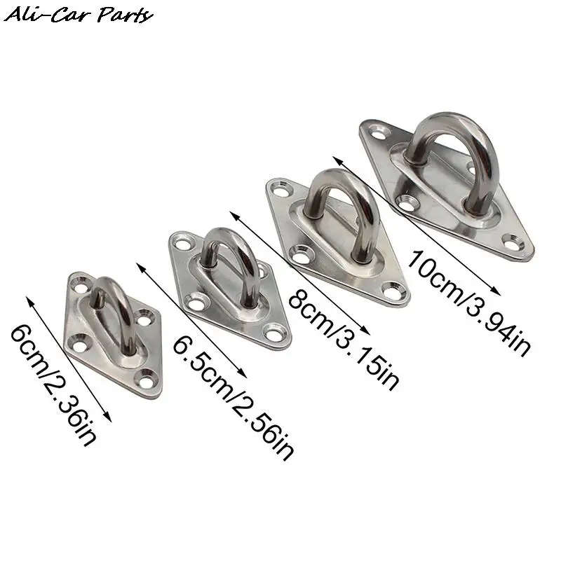 خطاف مثبت على الحائط من الفولاذ المقاوم للصدأ ، مرساة للخدمة الشاقة ، لوحة عين للقارب ، أرجوحة اليوغا ، الأراجيح ، M5 ، M6 ، M8 ، M10 ، 1 #5