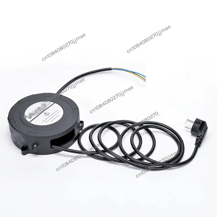 

H03VV-F 3pin 0.75mm² 4.5meters cable reel drum electric cord reel retractable with customized plug