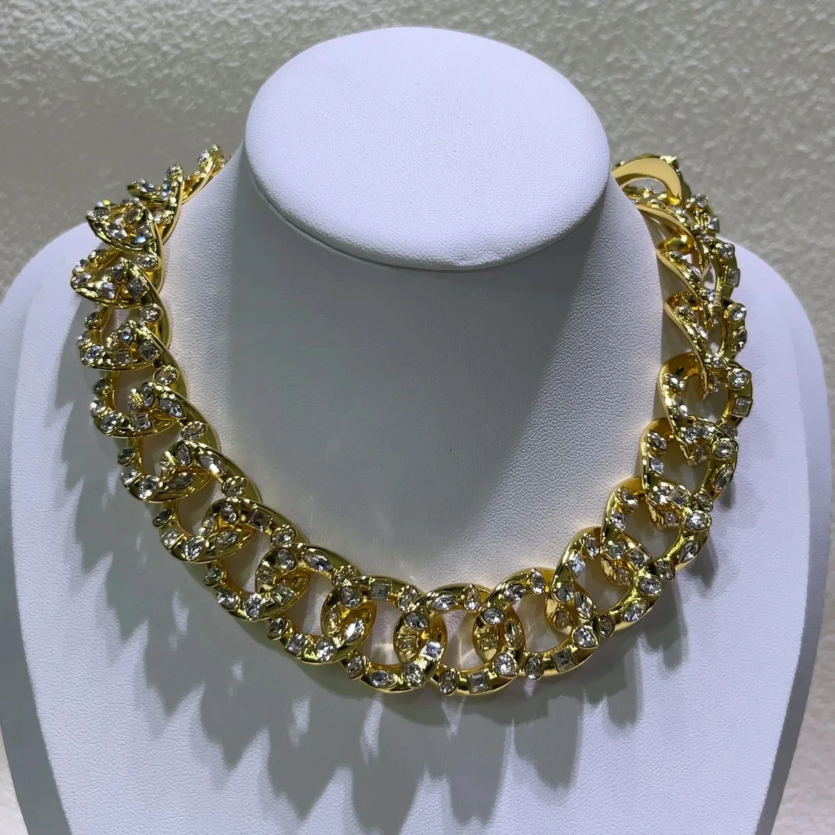 New butterfly accessory set with diamonds, square yellow crystal, multi-layer mixed cut transparent crystal, romantic bracelet - view 2