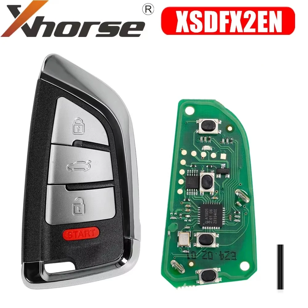 

XHORSE XSDFX2EN for Small Knife Style 4 Buttons XS Series Universal Smart Key