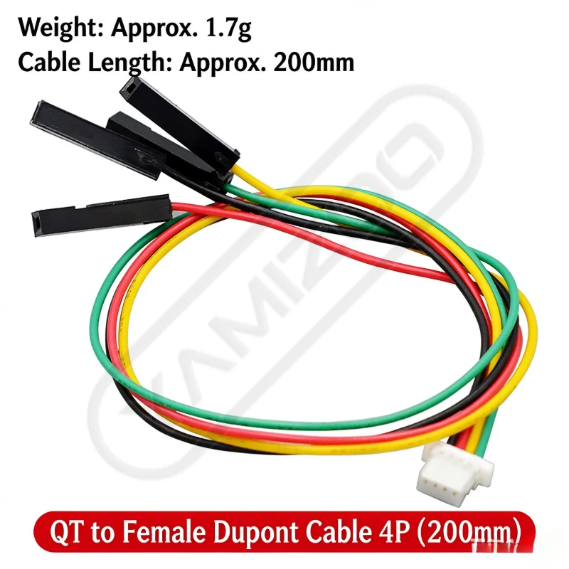 JST1.0 SH1.0 4-poliges Kabel mit Stecker, Dupont-Kabel, für STEMMA QT/QWIIC Pico H – Detail 4