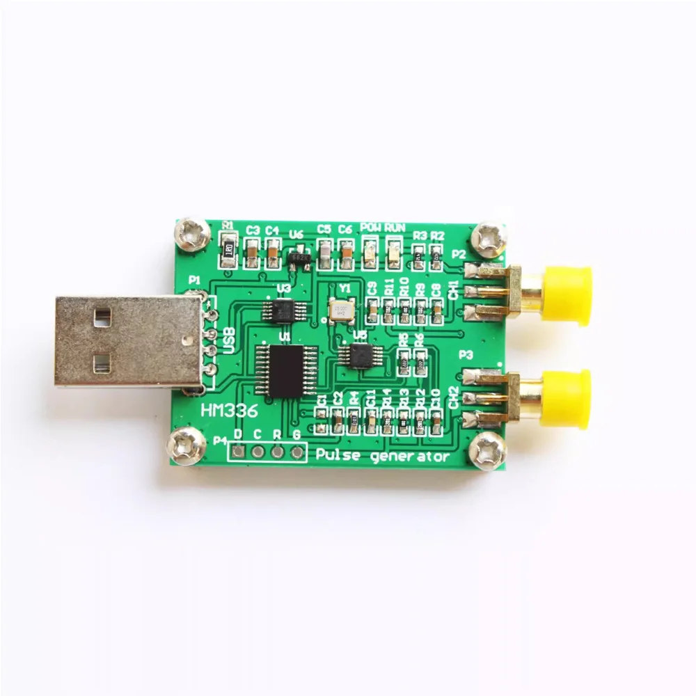 New USB 2-way Pulse Signal Generator Module DDS 4K~220MHz