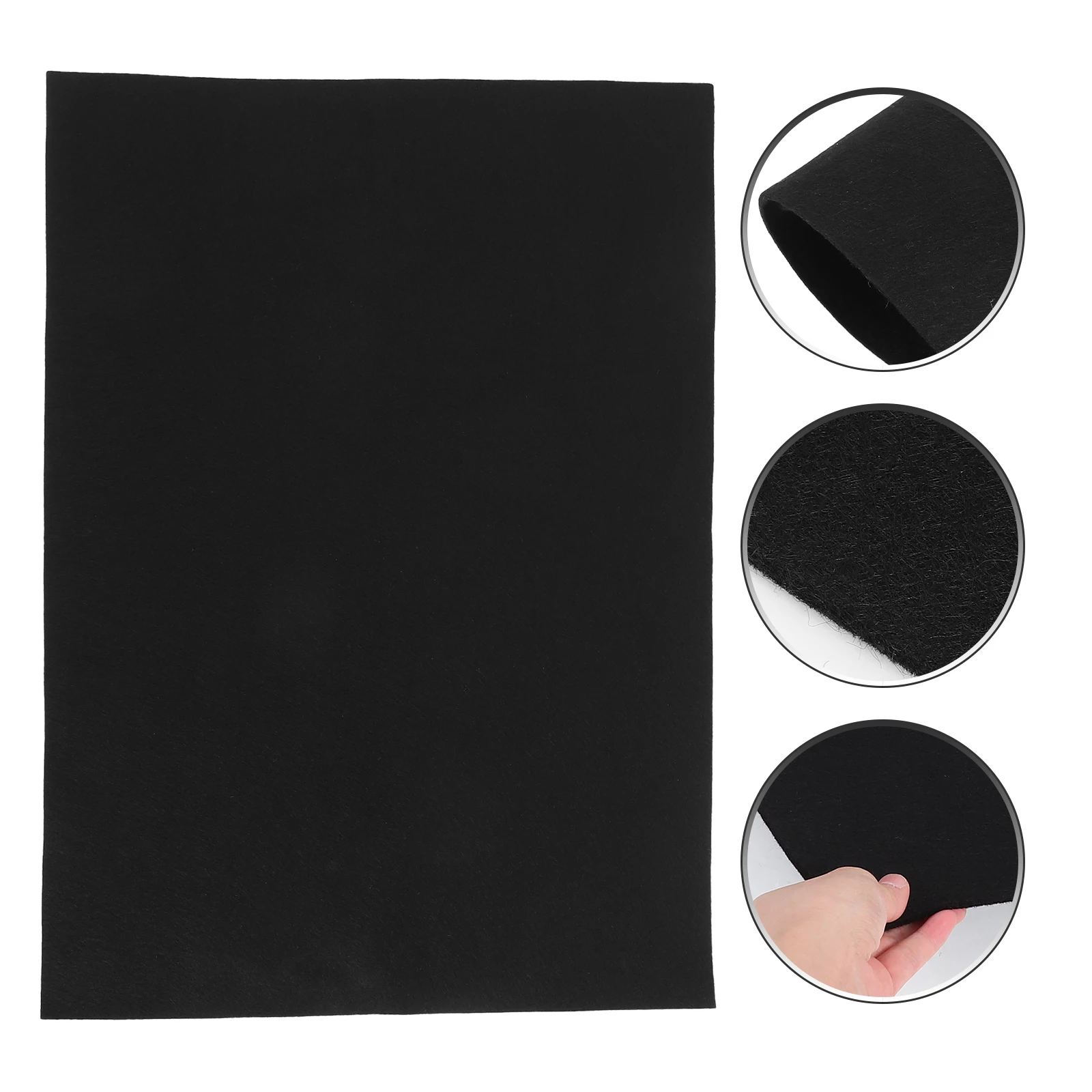 

Calligraphy Felt Pad Chinese Mats Four Treasures of The Study Kit Black Desk Student