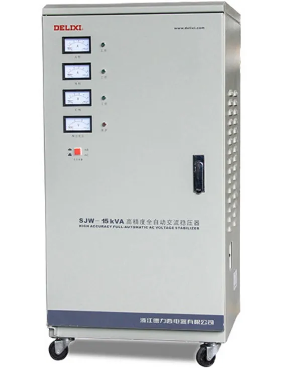 SJW three phase 3 phase 380V AC servo motor svc 10000va 10kva 15kva v guard automatic voltage stabilizer regulator