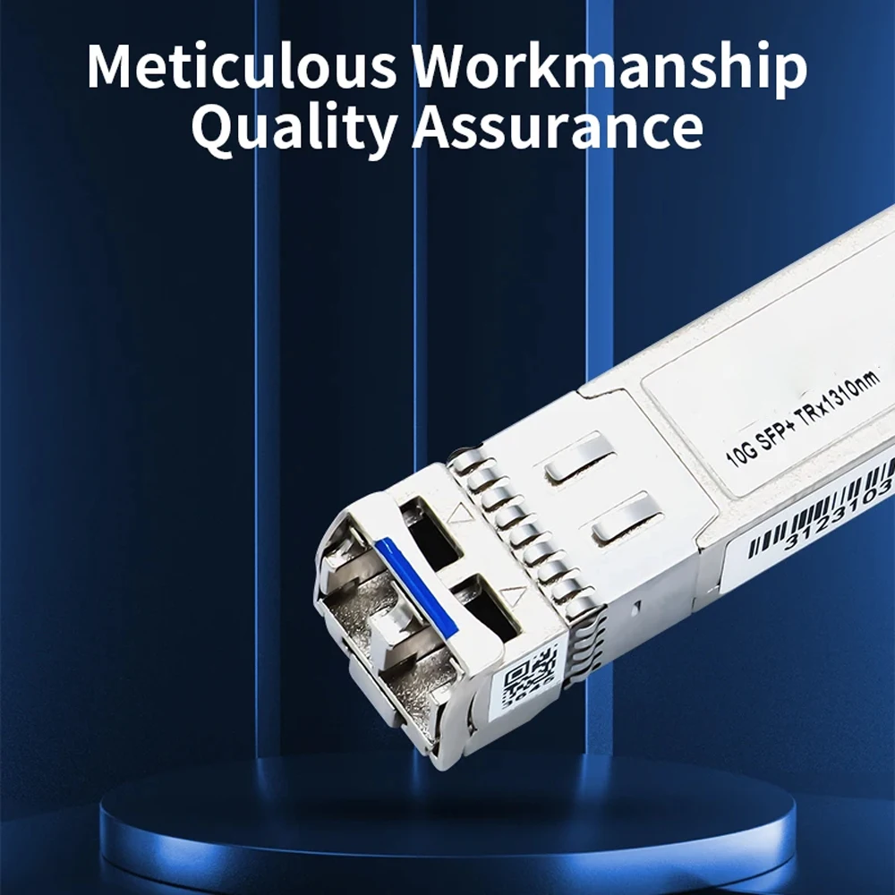10G SFP+ Fiber Module Transceiver BIDI 10KM DDM LC Optical Fiber Module Single Mode Dual Fiber with Cisco/Mikrotik/Huawei Switch