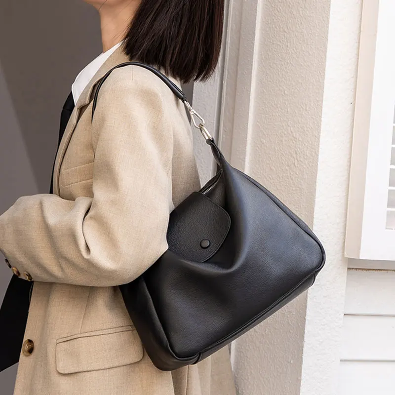 

Genuine Leather Women's Bag 2025 New Luxury Designer Women Shoulder Bag High Quality Cow Leather Fashion Female Crossbody Bags