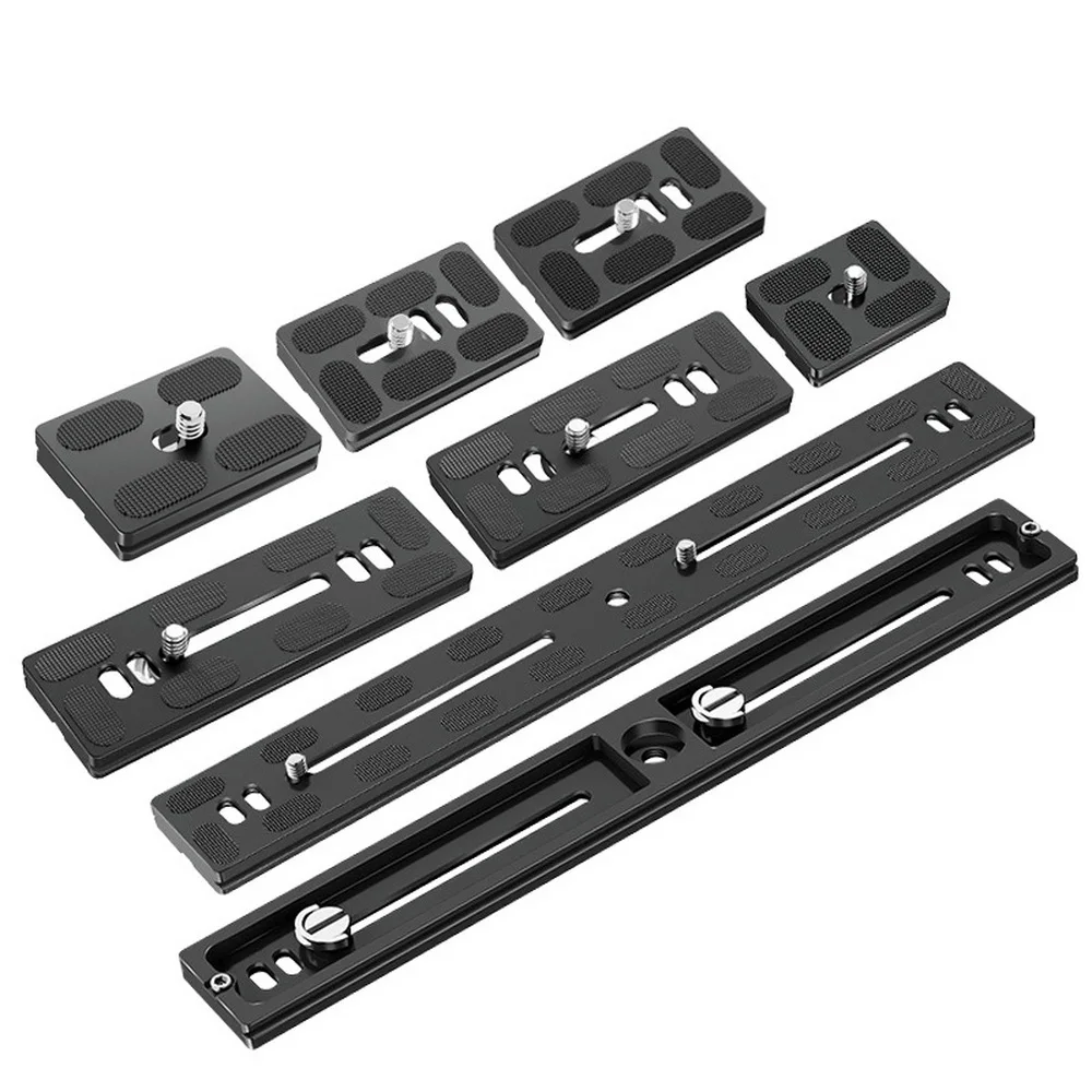 

UKON-A PUA Series Quick Release Plate Aluminum Alloy DSLR Camera Tripod Head Quick Release Plate Photography Accessory