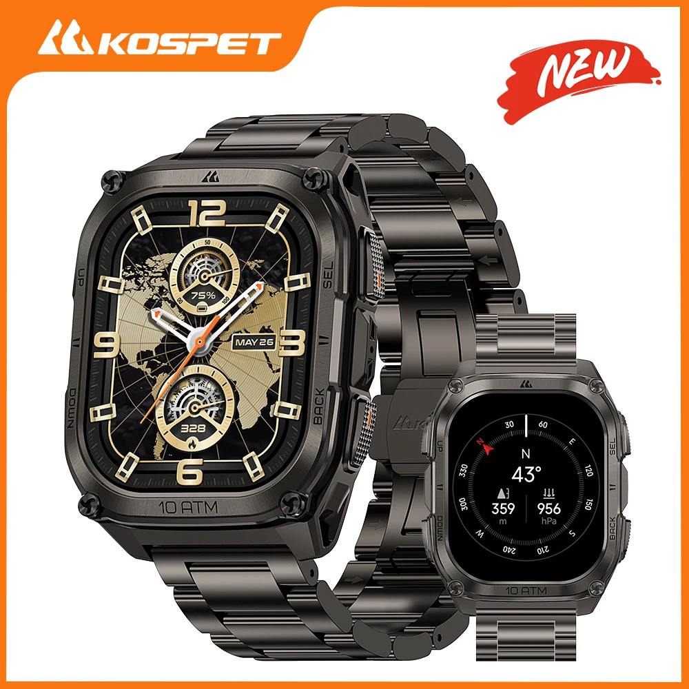 Kospet Tank M4 SE: smartwatch GPS y mapas