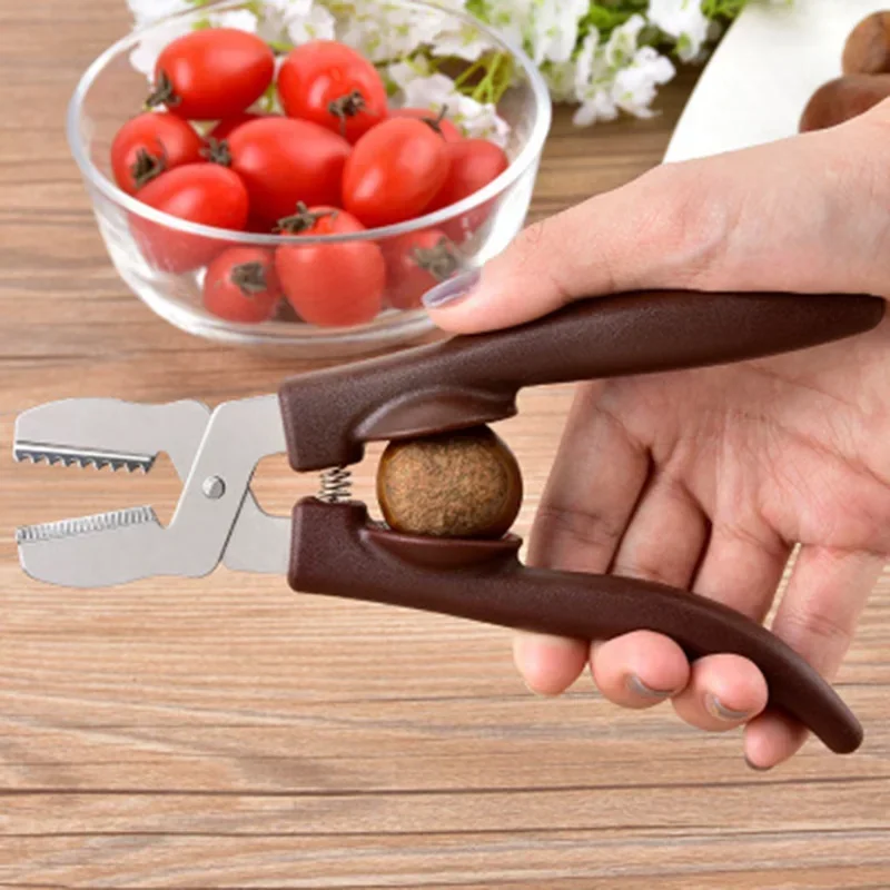 New Creative Multi-function Chestnut Clip Stainless Steel Walnut Clip Sheller Chestnut Opener Kitchen Tools Cutter Gadgets