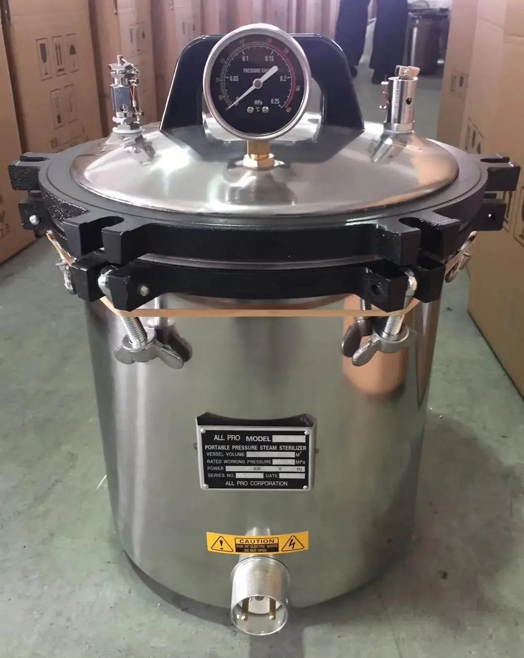 Portable Dental Medical Autoclave Pressure Steam Sterilizer with Cheap Price