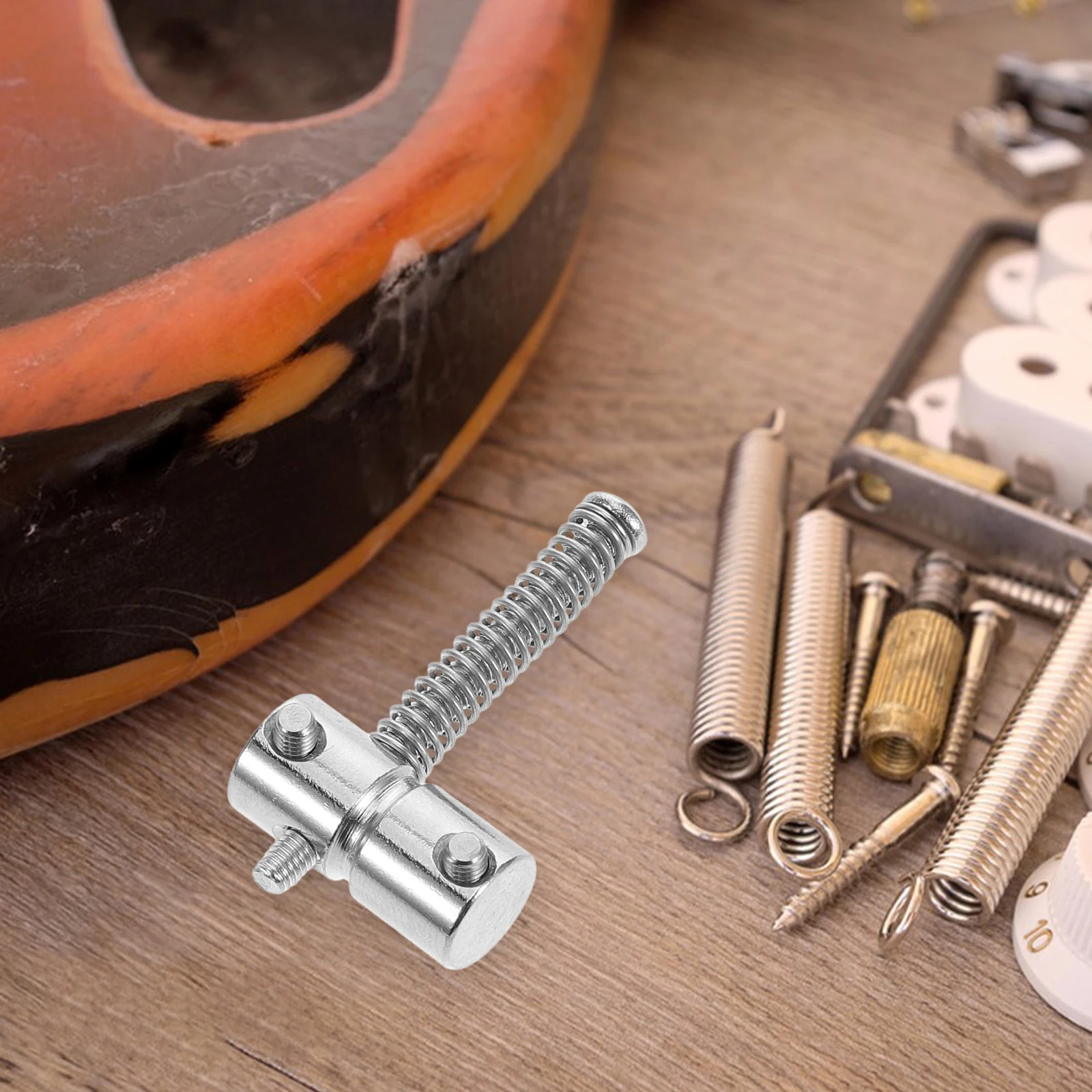 

1pcs Locking Guitar Bridge Saddle Electric Tremolo System Fixing Parts Zinc Alloy Durable Replacement String Stability Sustain