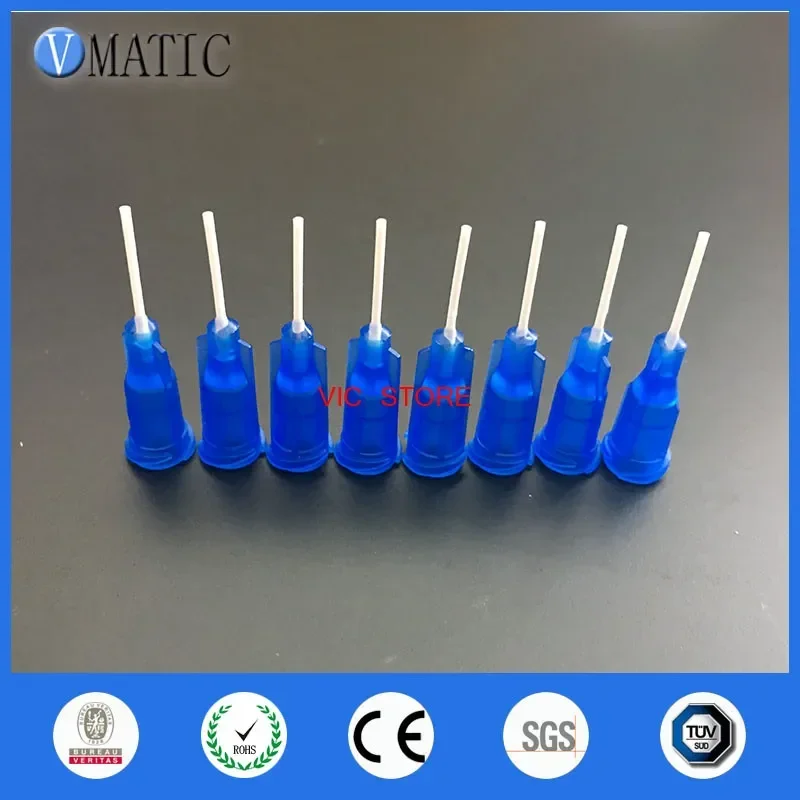 High Quality 100Pcs 22G Blue 0.5'' Polypropylene Pp Needles 1/2 Inch