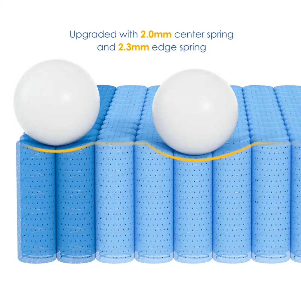 مرتبة بحجم كوين مرتبة هجينة متوسطة الثابتة مع رغوة الذاكرة الجل، مرتبة CertiPUR-US في صندوق، تخفيف الضغط