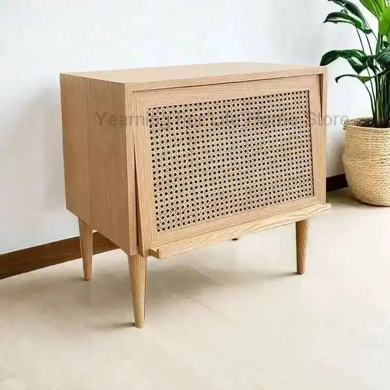 Side Table Room Night Stand Bedside Wood Floating Nightstand Narrow Hanging Headboard Black Meuble Rangement Storage Cheap Low