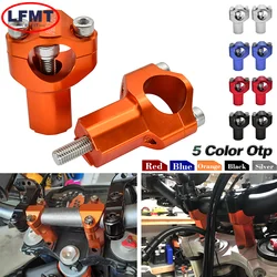 Motorcycle 55mm CNC Handlebar Riser Bar Clamp Mount For KTM Husqvarna EXC EXCF SX SXF SXS XC XCF 125 200 250 350 450 2015-2023