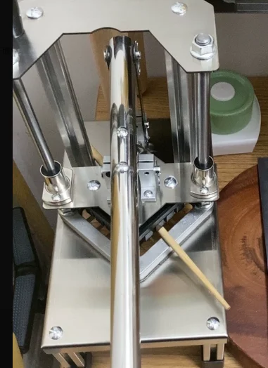 Chip cutter artifact, potato chips, carrot, cucumber, onion cutter, dicing commercial vertical stainless steel lotus root